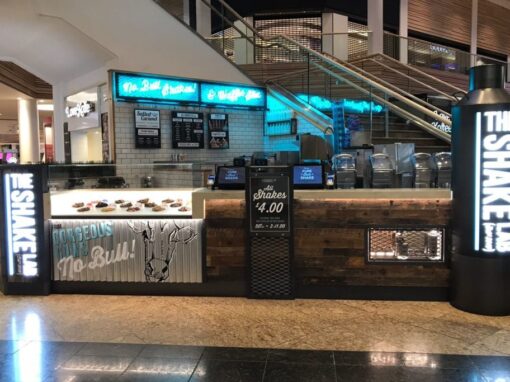 Bespoke mall kiosk build for commercial retail space